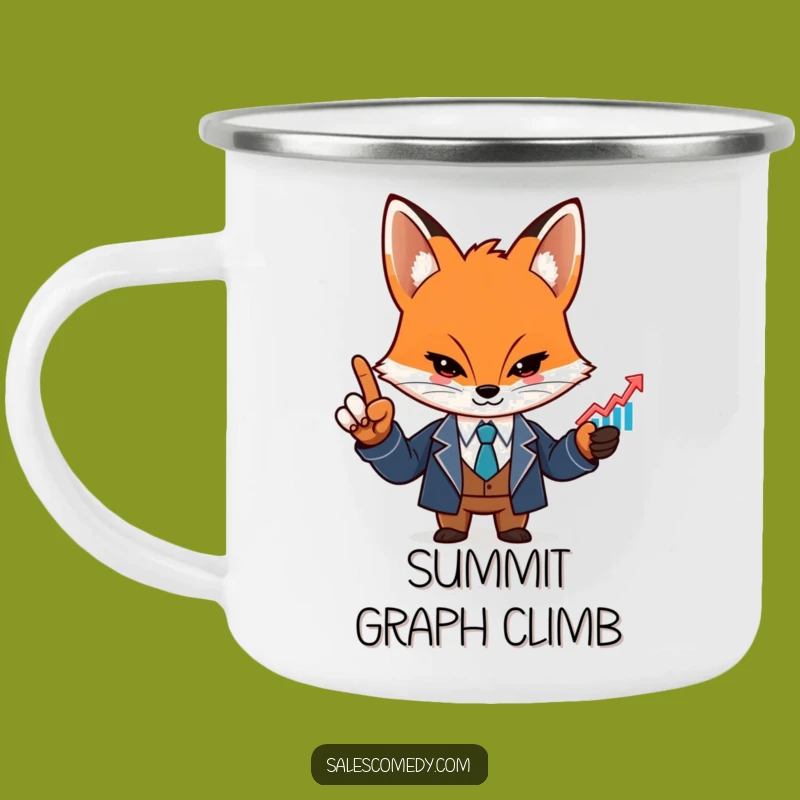 Funny Fox Camp Mug - Rugged Humor for Outdoor Investors