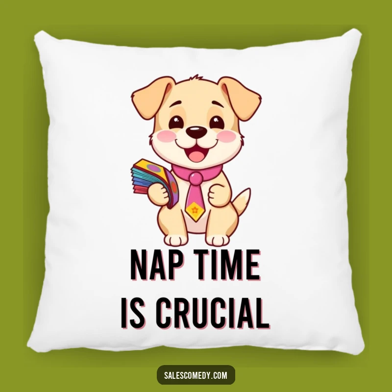 Funny Puppy Flyer Guy Pillow: Soft & Cozy Dog Accent, Hilarious Home Decor Gift