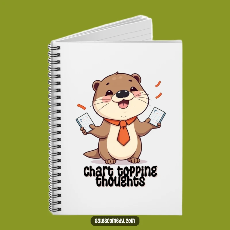 Funny Otter Sales Juggler Notebook: Business Plan Journal, Hilarious Notes Gift
